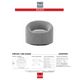 Korson Furniture Desio Gray Swivel Modern Lounge Chair-1