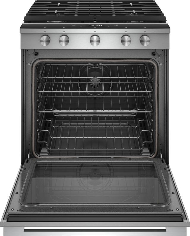 Whirlpool® 30" Fingerprint Resistant Stainless Steel Slide In Gas Range-1