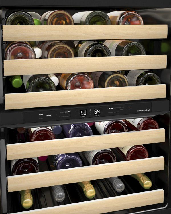 KitchenAid® 24" Stainless Steel Wine Cooler-8