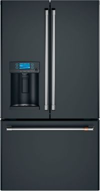 Café Matte Black counter depth French Door Refrigerator 