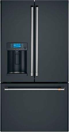 Café™ 36 in.  22.2 Cu. Ft. Matte Black Counter Depth French Door Refrigerator