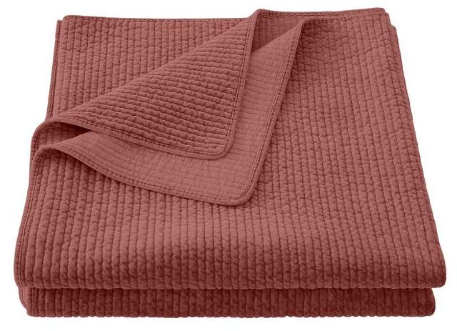 HiEnd Accents Stonewashed 3-Piece Salmon King Bedding Bundle-2