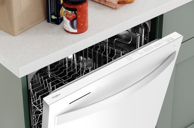Whirlpool® 24" White Built In Dishwasher with AI Intelligent Wash and Tall Top Rack-3