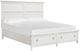 Magnussen Home® Juniper Hill Whisper White 87" King Panel Storage Bed-0