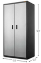 Gladiator® Ready-to-Assemble Silver Tread All-Season Gearcloset-4