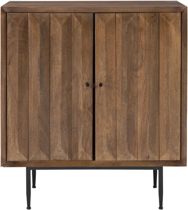 Powell® Kiefer Brown Mango Wood Cabinet-1