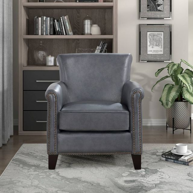 Homelegance® Braintree Burnish Gray Chair-1