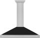 ZLINE 48" Black Matte Wall Mounted Range Hood -0