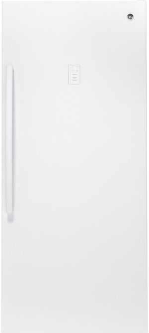 GE® 21.3 Cu. Ft. White Upright Freezer