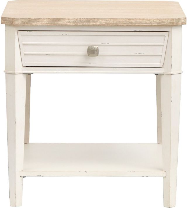 Magnussen Home® Echo Isles Driftwood/Sea Pearl Rectangular End Table-2