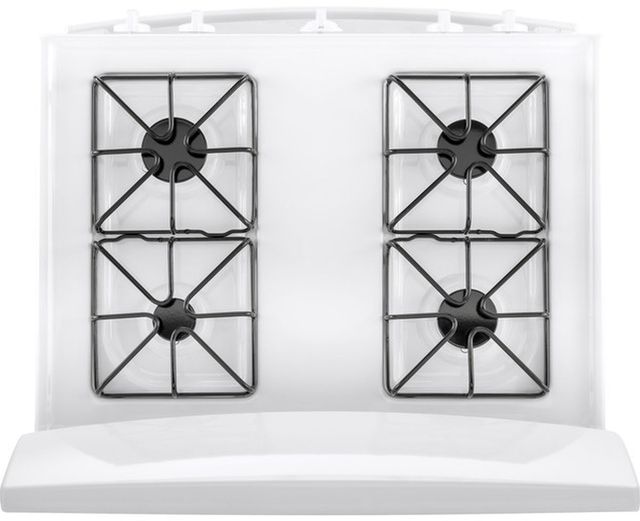 GE® 30" White Freestanding Gas Range-3