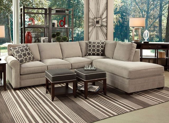 Braxton Culler Bedford 2-Piece Right-Arm Facing Bumper Sectional Sofa-2