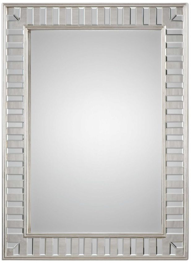 Uttermost® Lanester Antiqued Silver Leaf Mirror-0
