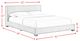 Elements International Brookhaven Espresso/Gray Full Upholstered Panel Bed-2