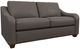 La-Z-Boy® Charlie Greystone Leather Apartment-Size Sofa-0