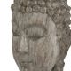 A & B Home 2-Piece Nickel Buddha Head Sculpture Set-4