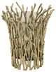 A & B Home Mabrey Gold Branch Glass Candle Holder-1