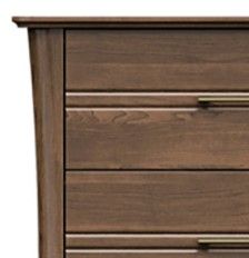 Country View Woodworking Brown Maple 32" Bedside Chest-1