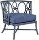 Currey & Company Tegal Finn Navy Chair-0