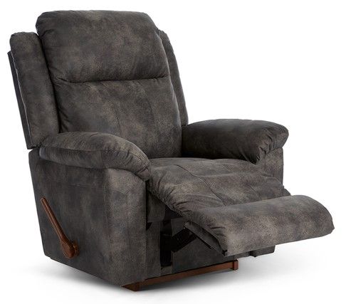 La-Z-Boy® Joel Smoke Manual Rocking Recliner-2
