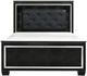 Mazin Furniture Allura Black Full Panel Bed-1