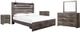 Signature Design by Ashley® Drystan 5-Piece Brown King Panel Bed Set -0
