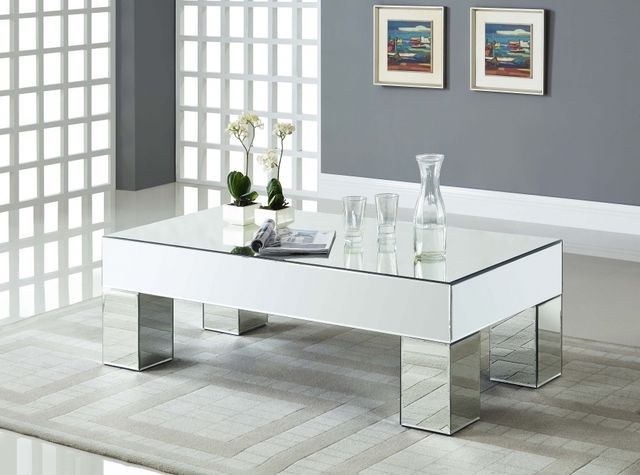 Meridian Furniture Lainy Mirrored Coffee Table-1