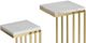Stylecraft 2-Piece Gold Nested C-Table Set-1