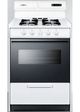 Summit® 24" White Freestanding Gas Range-0
