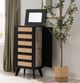 Powell® Claudette Black Jewelry Armoire-1