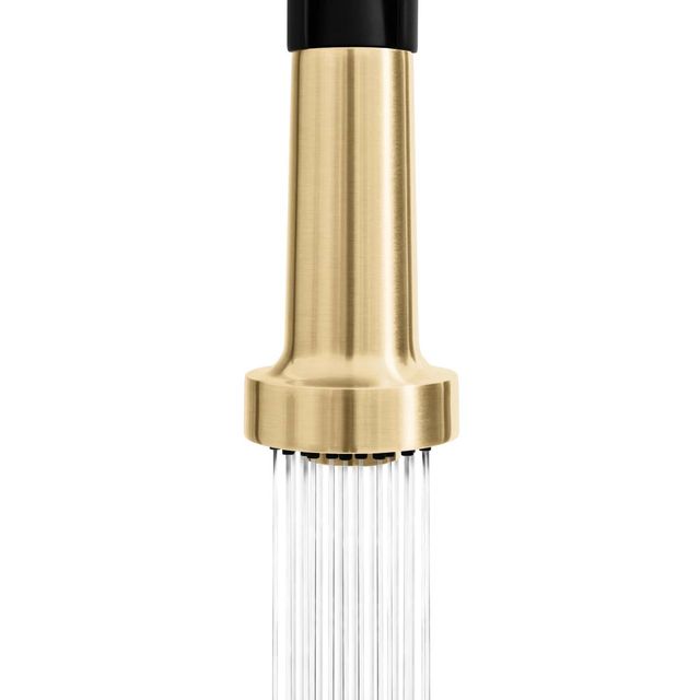 ZLINE Autograph Edition Matte Black Pull Down Spring Single Handle Kitchen Faucet-3