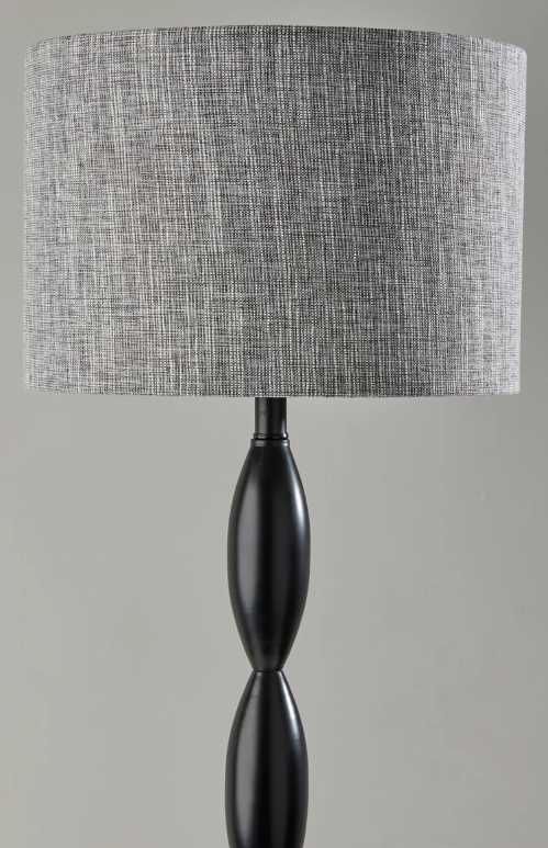 Adesso® Lance Black Floor Lamp-1