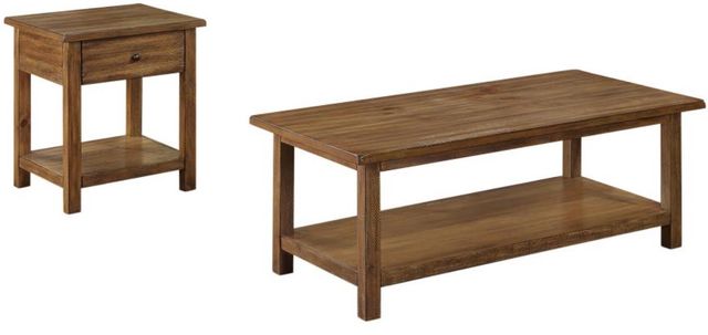 Coaster® Payne 2-Piece Brown Occasional Table Set-0
