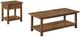 Coaster® Payne 2-Piece Brown Occasional Table Set-0