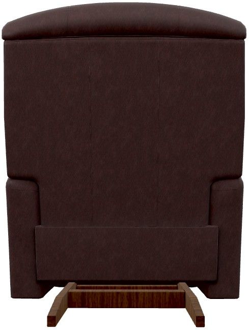 La-Z-Boy® Reed Pomegranate Leather Manual Rocking Recliner-4