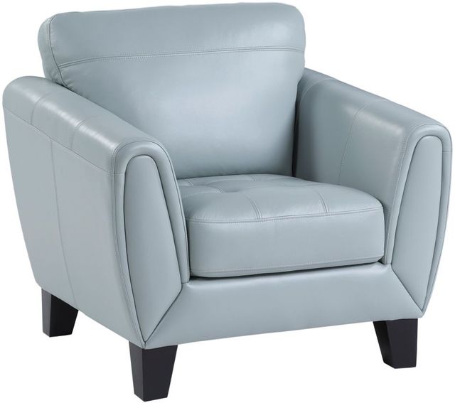 Homelegance® Spivey Aqua Leather Accent Chair-0