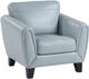Homelegance® Spivey Aqua Leather Accent Chair-0
