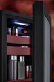 Summit® Black 14" Beautifridge Commercial Cosmetics Refrigerator with Red Lights-4