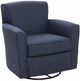 Flexsteel® Blue Swivel Chair-0