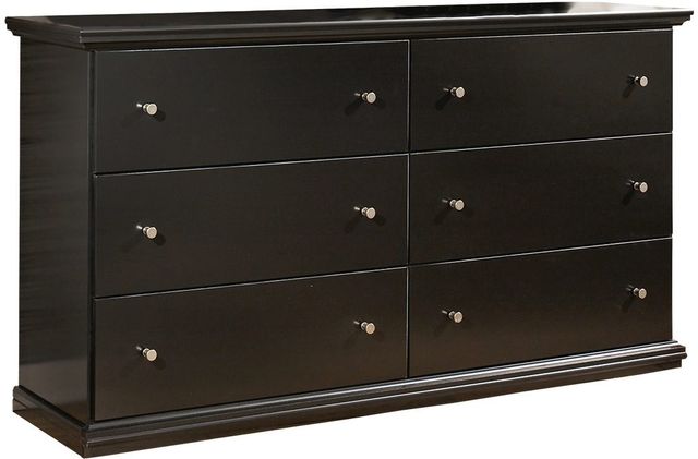 Signature Design by Ashley® Maribel 5-Piece Black Twin Panel Headboard Bed Set-2