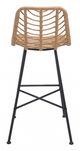 Zuo® Malaga Natural Bar Chair-3