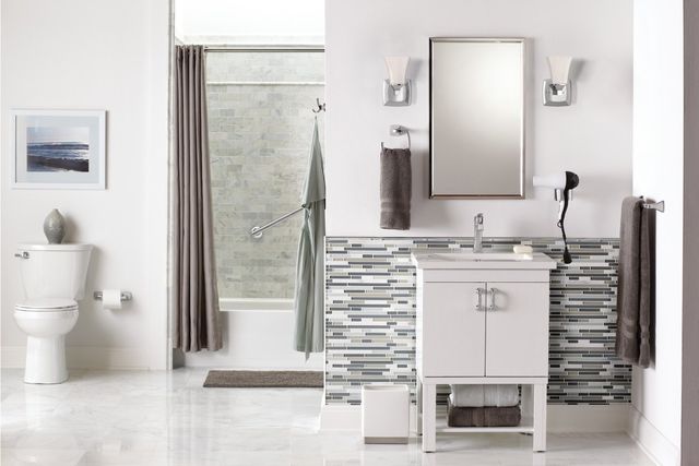 Moen® Voss™ Chrome One Globe Bath Light-3