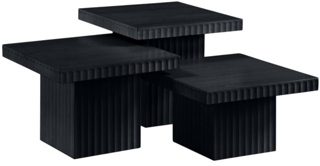 Meridian Furniture Spencer 3-Piece Black Occasional Table Set-0