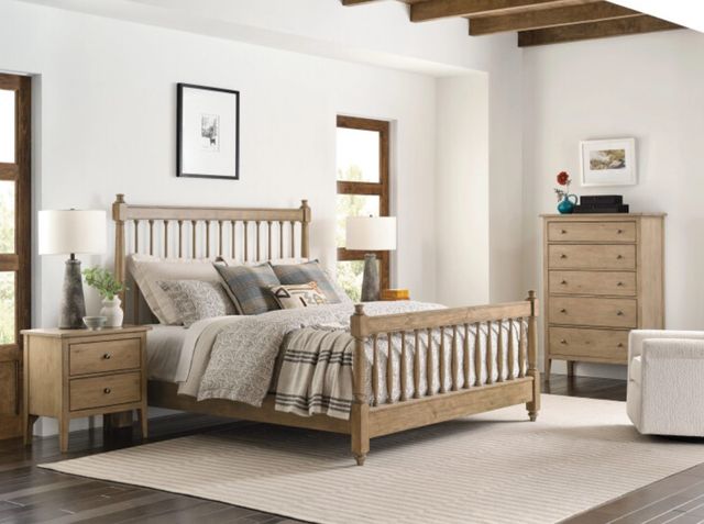 Kincaid® Arbor Oatmeal Queen Spindle Bed-1
