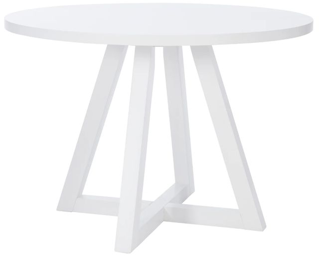 Powell® Maui White Round Dining Table-0