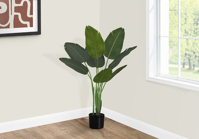 Monarch Specialties Inc. Green/Black 44" Artificial Potted Bird Of Paradise Tree-3