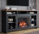 Legends Home Essex Seal Skin/Whiskey Fireplace Console-1