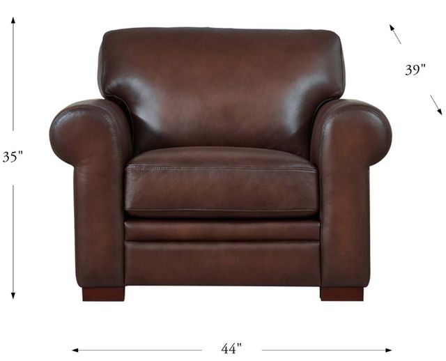 Hydeline® Brookfield Caramel Brown Chair-1