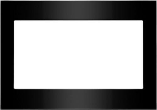 Whirlpool® 27" Black Built In Microwave Trim Kit-0