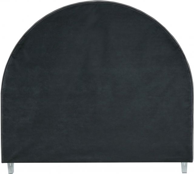 Meridian Furniture Rainbow Gray Full Upholstered Panel Bed-3